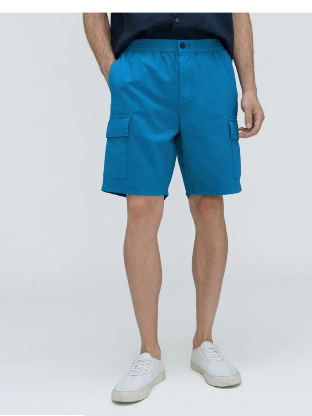 Everlane Shorts M Cargo Blue